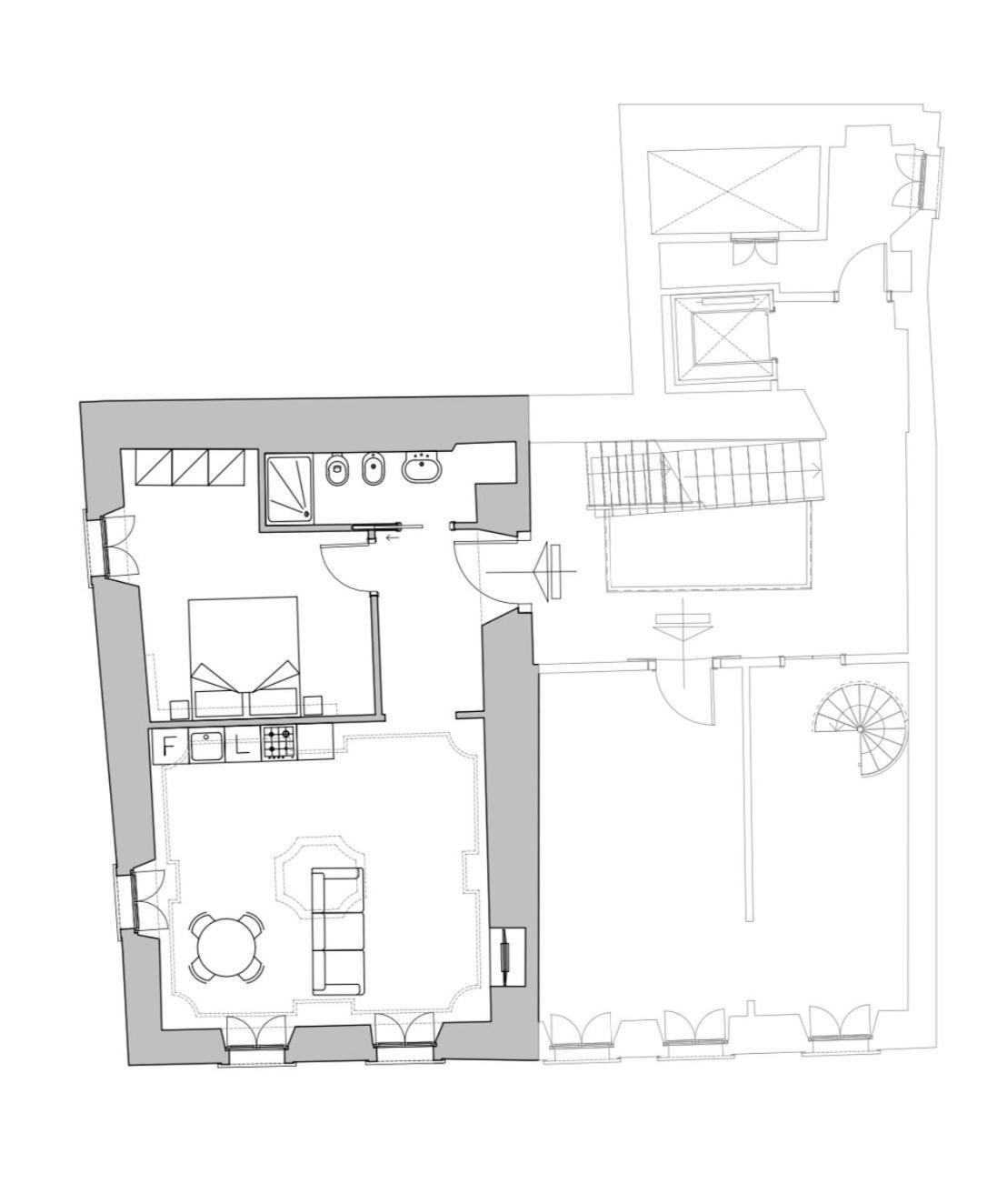 Apartmán Palazzo Riccamboni Riva del Garda Pokoj fotografie