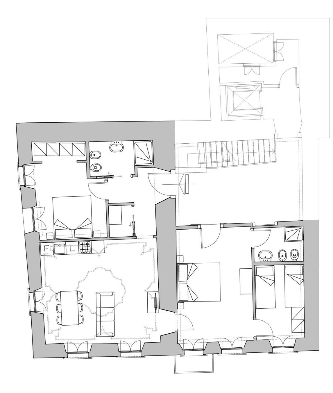 Apartmán Palazzo Riccamboni Riva del Garda Pokoj fotografie